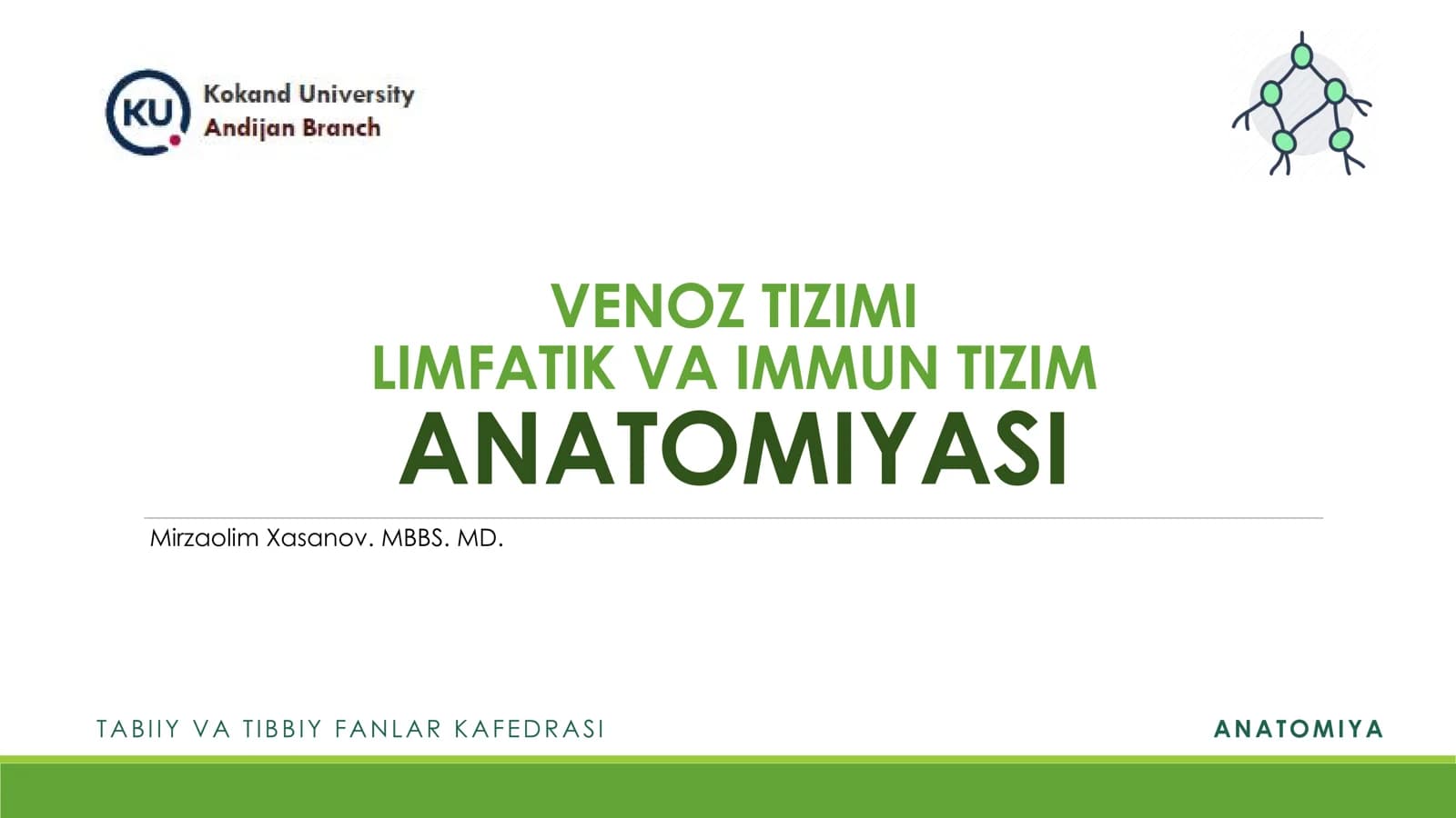 VENOZ TIZIMI