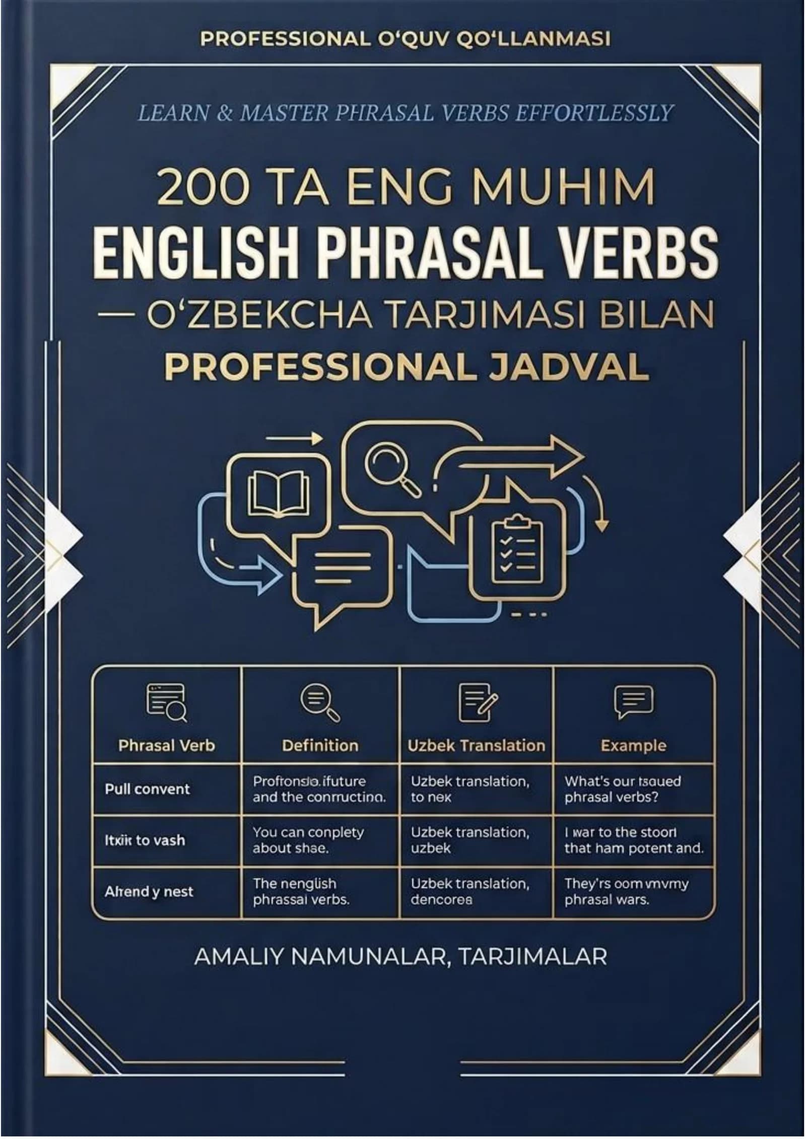 Phrasal verbs tarjimasi bilan