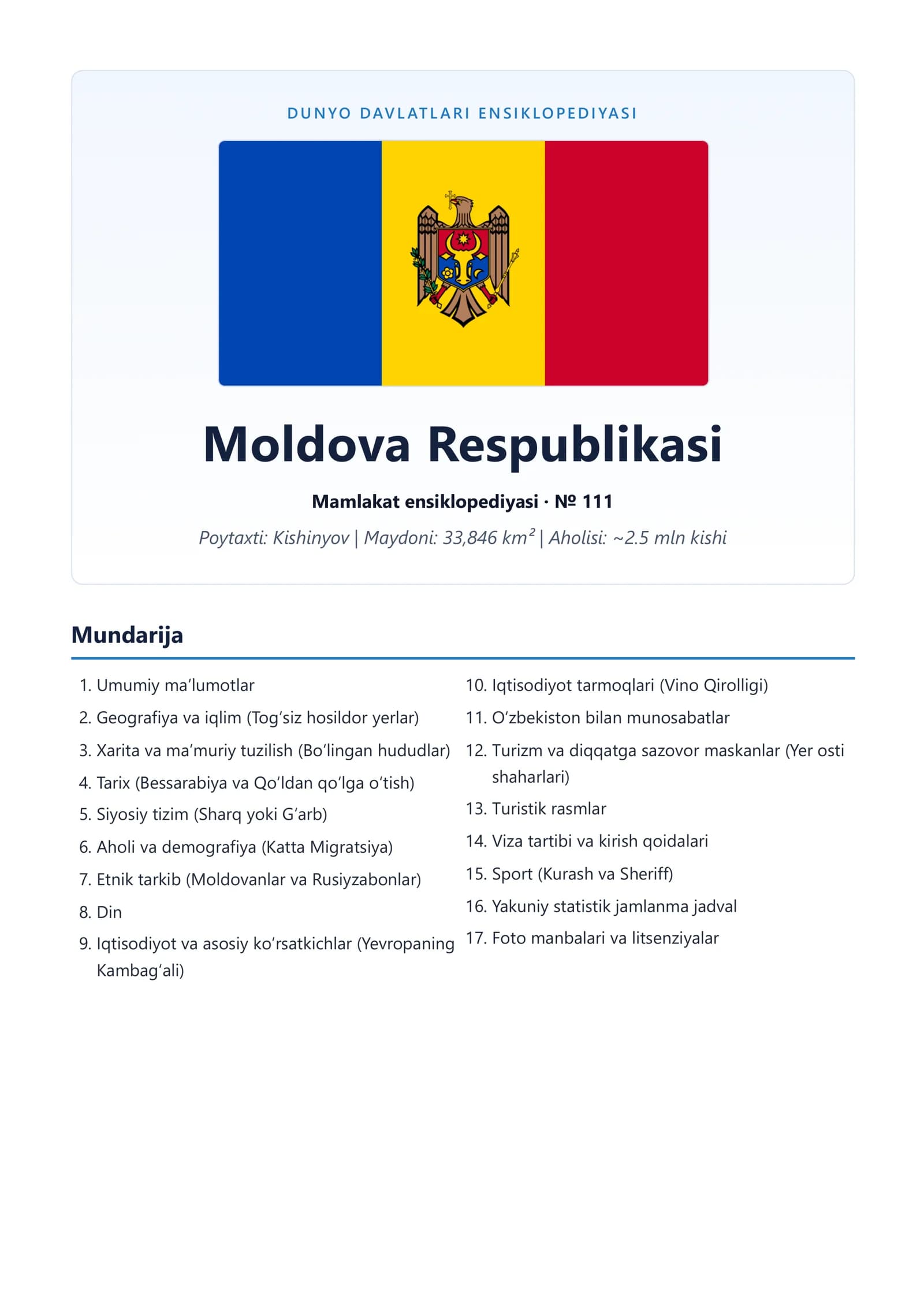 DUNYO DAVLATLARI ENSIKLOPEDIASI