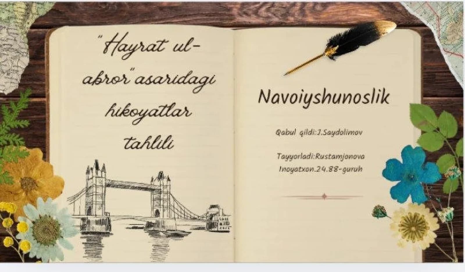 Navoiy "Hayrat ul abror"