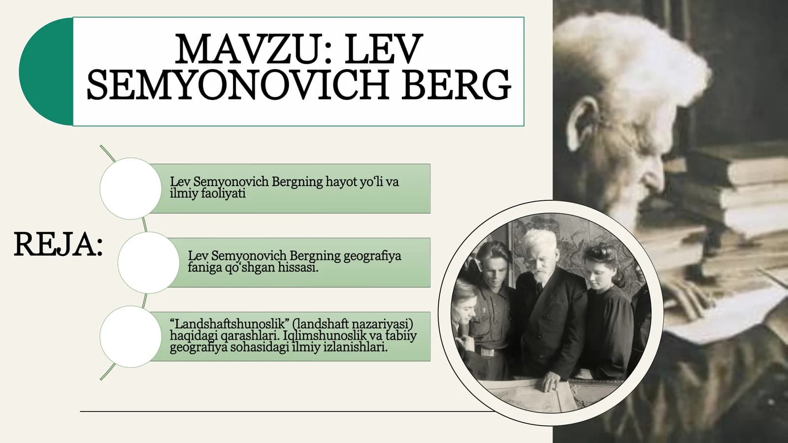 LEV SEMYONOVICH BERG