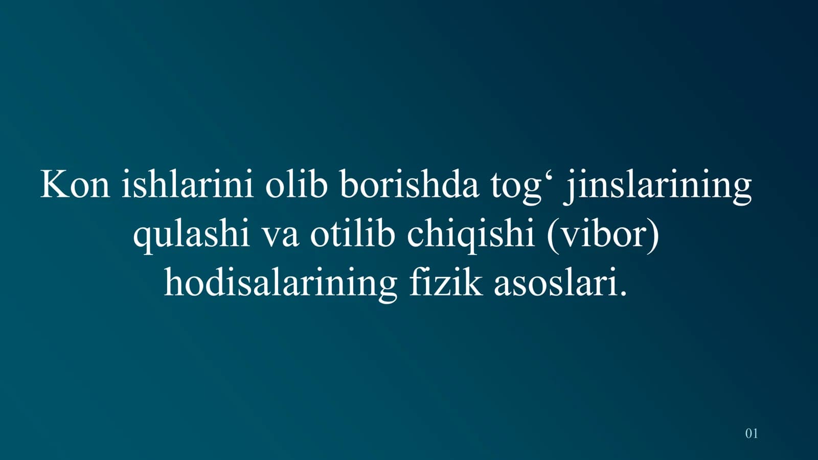 Kon ishlarini olib borishda tog‘ jinslarining qulashi va otilib chiqishi (vibor)