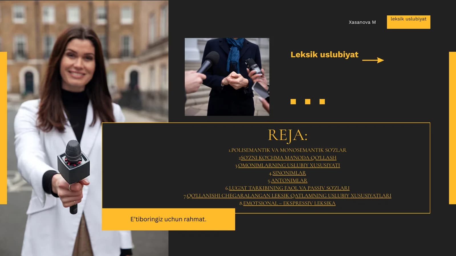 Leksik uslubiyat