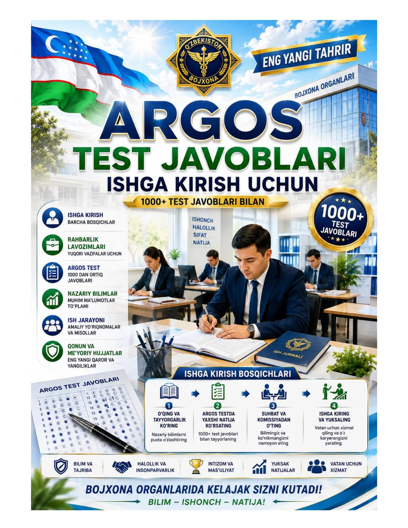 ARGOS IQ TEST JAVOBLARI BILAN YANGI TAHRIR 1200+
