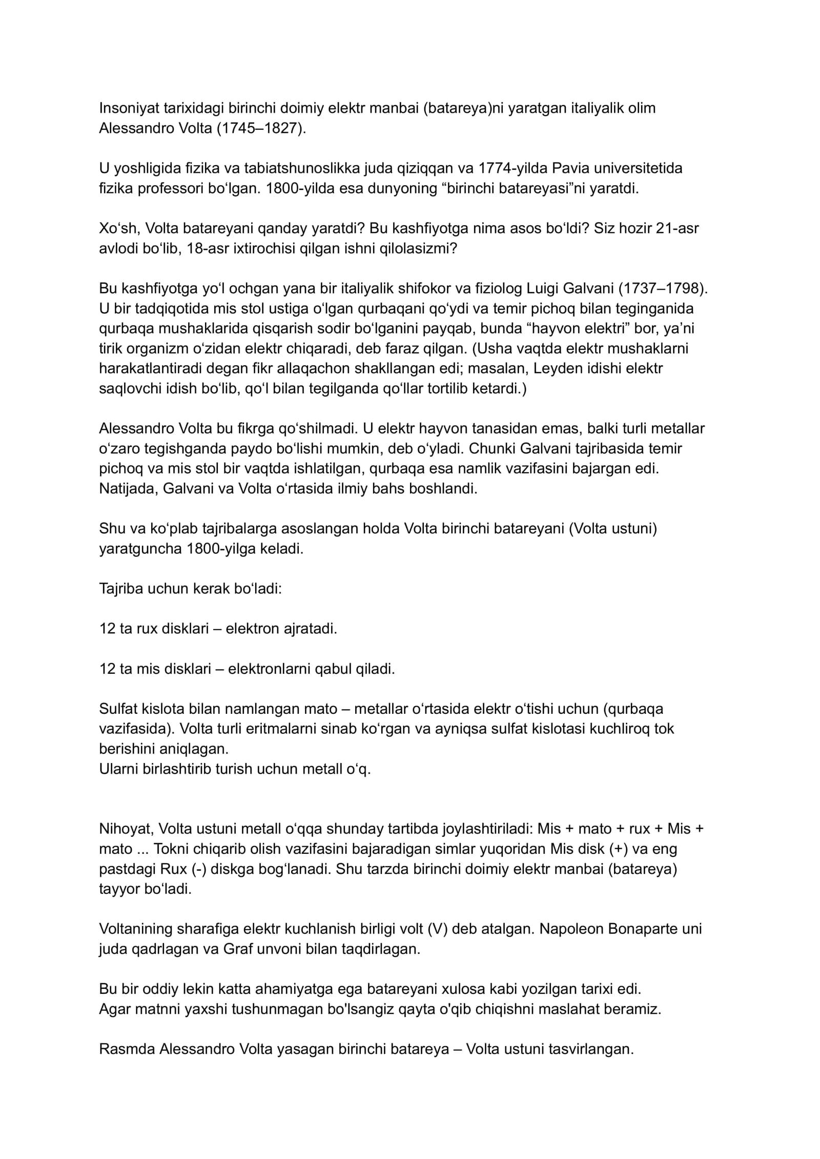21-asr avlodi bo'lib 18-asr ixtirosini yasay olasizmi ?