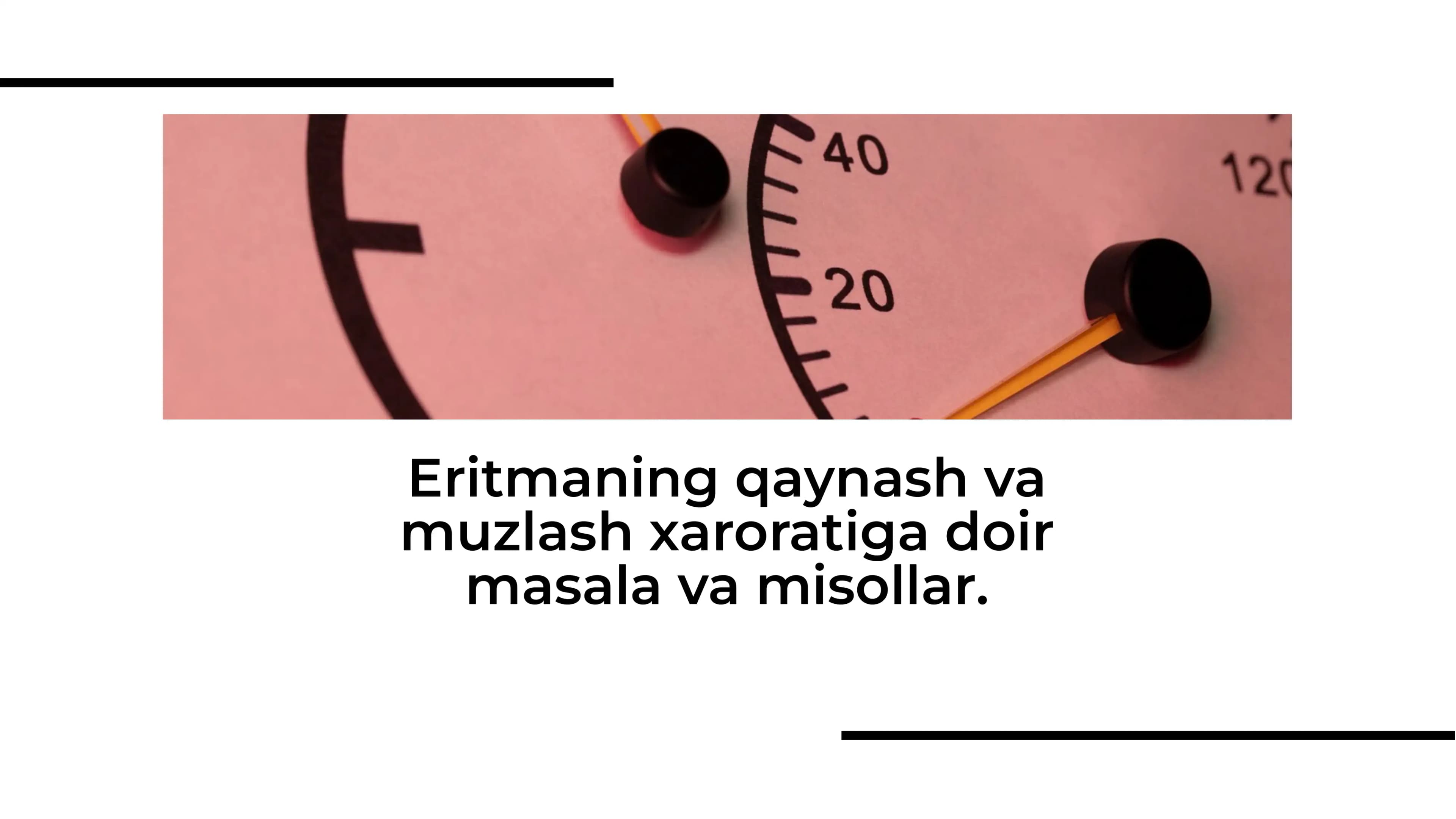 Eritma Nima? Qaynash va Muzlash Harorati