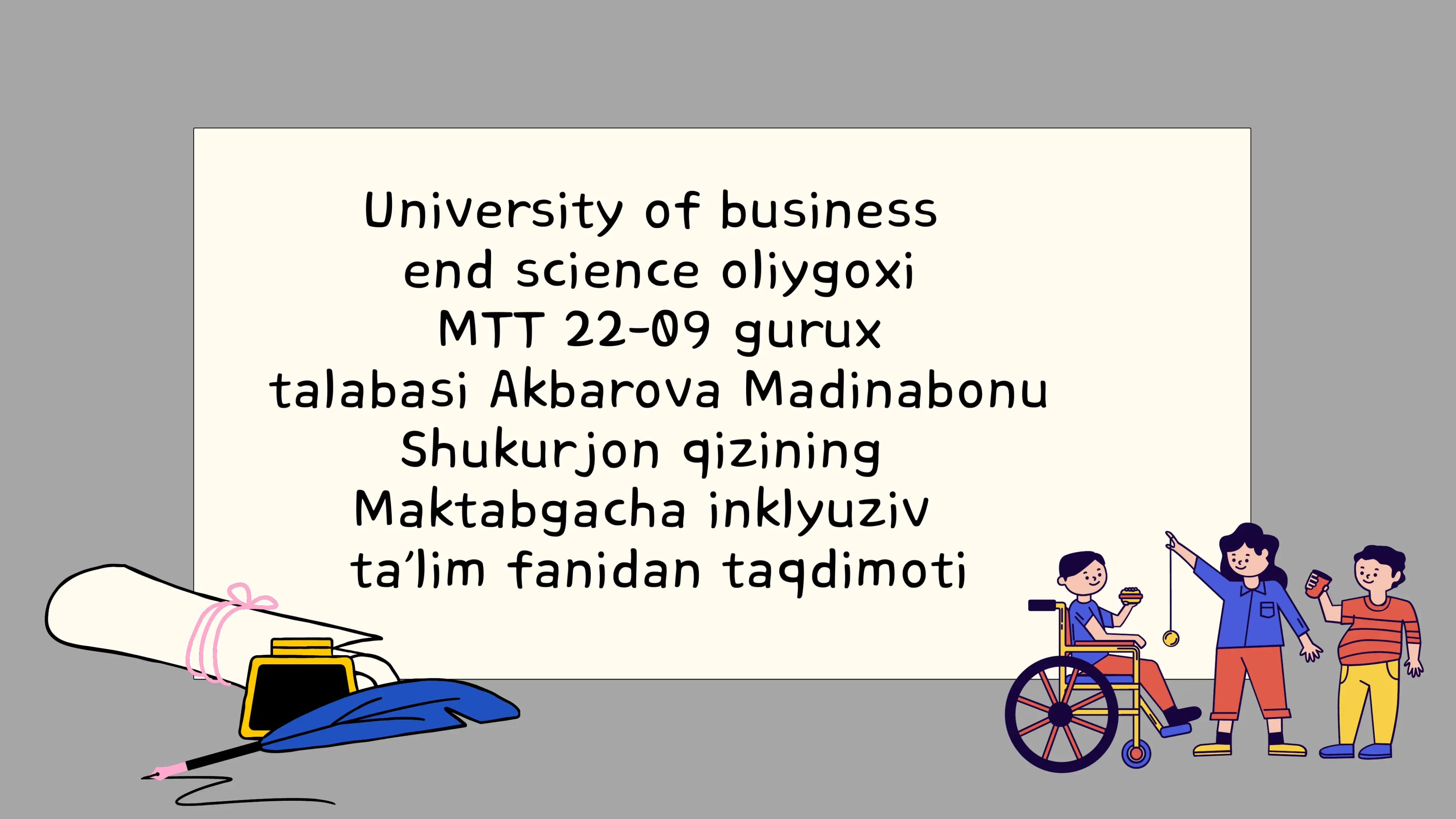 Inklyuziv taʼlim