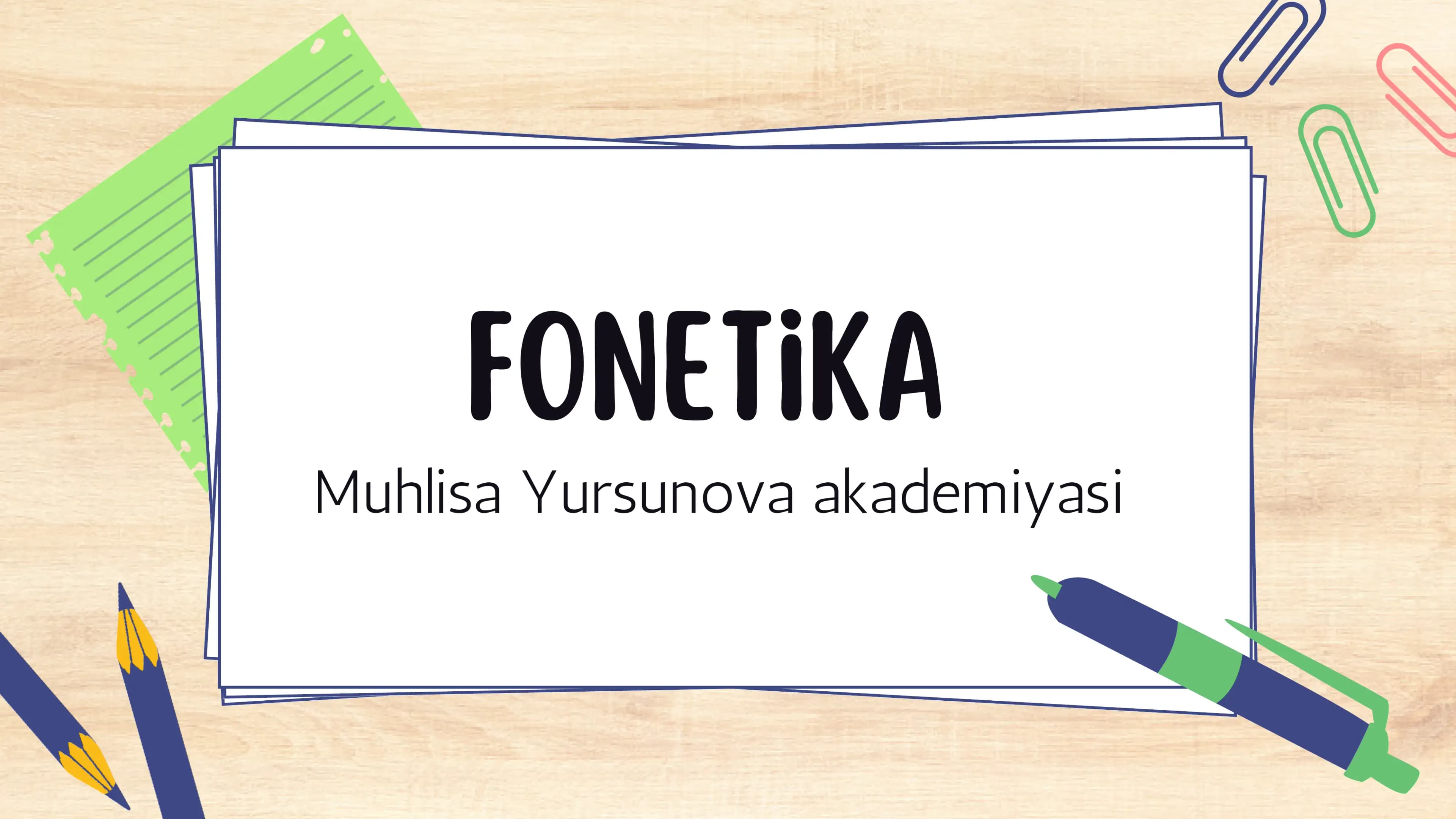 Fonetika