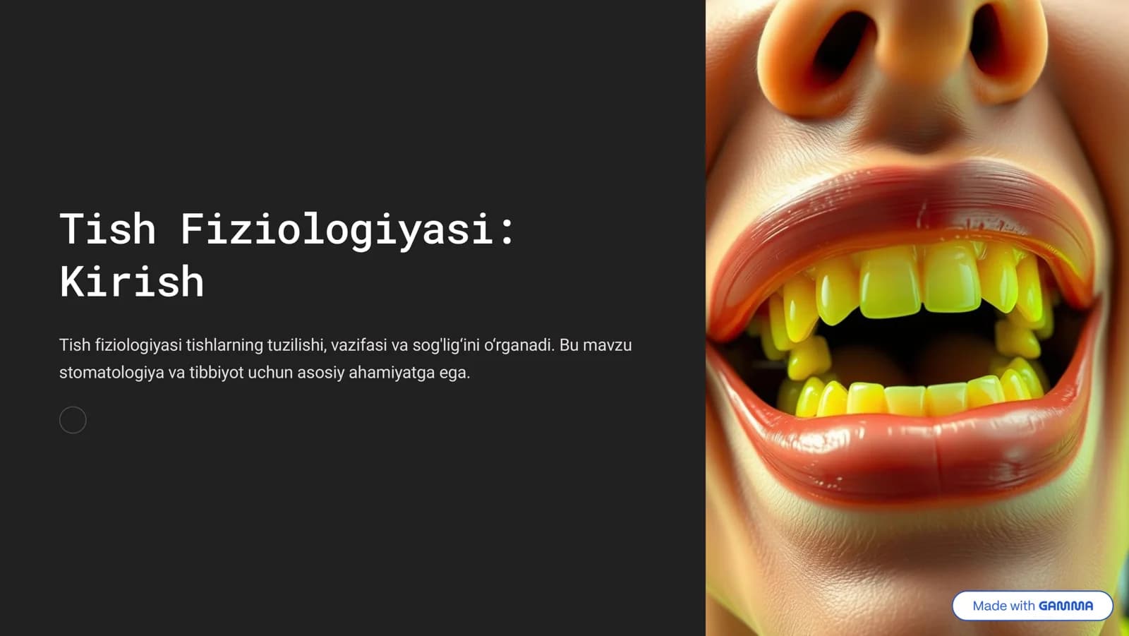 Tish Fiziologiyasi
