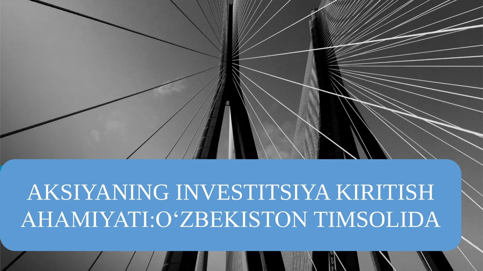 Aksiyaning Investitsiya Kiritish