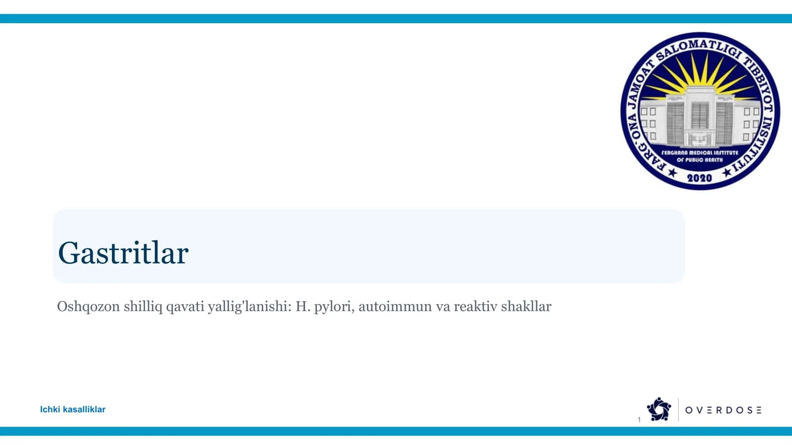 Gastritlar
