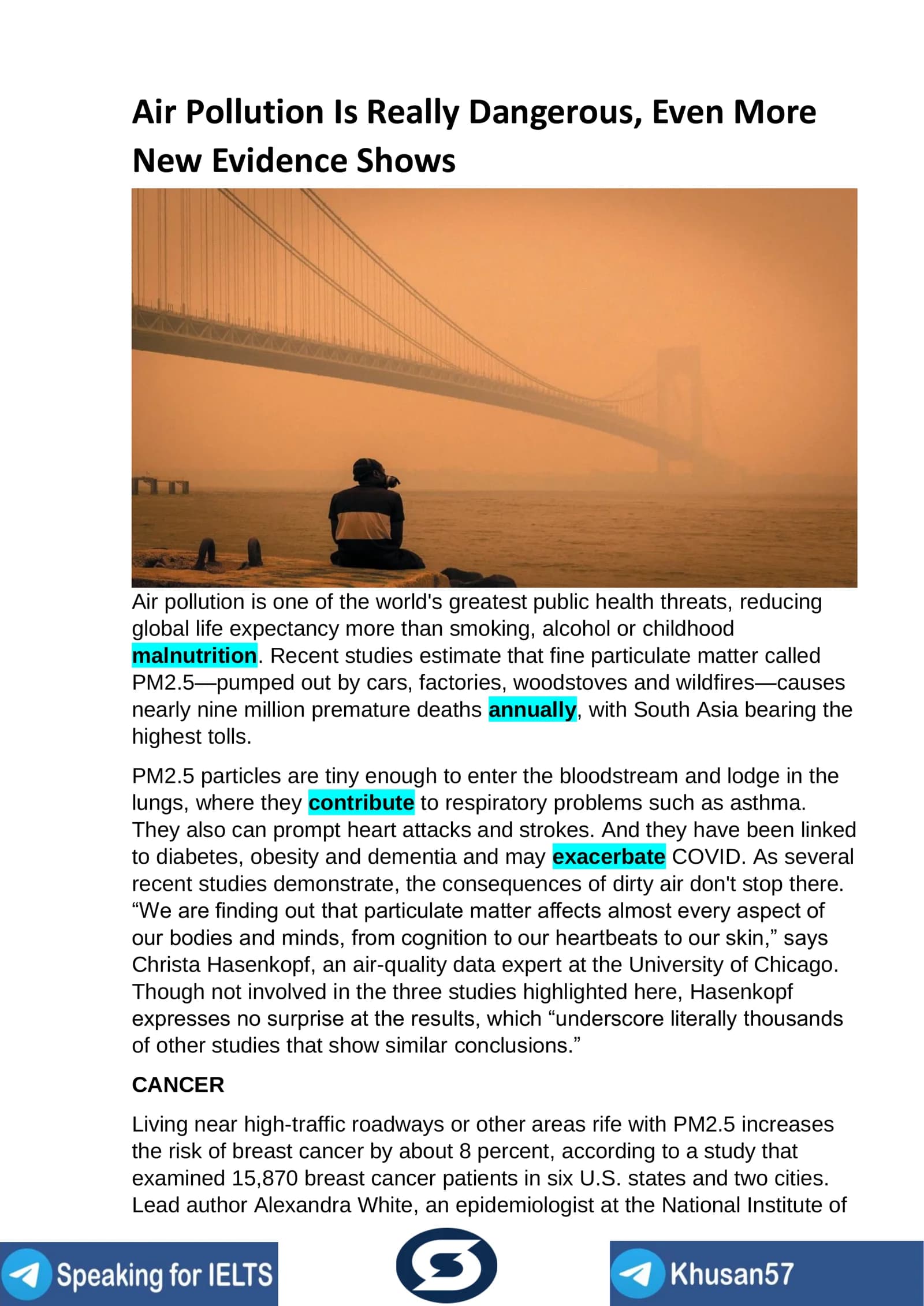Air Pollution Is Really Dangerous, Even More