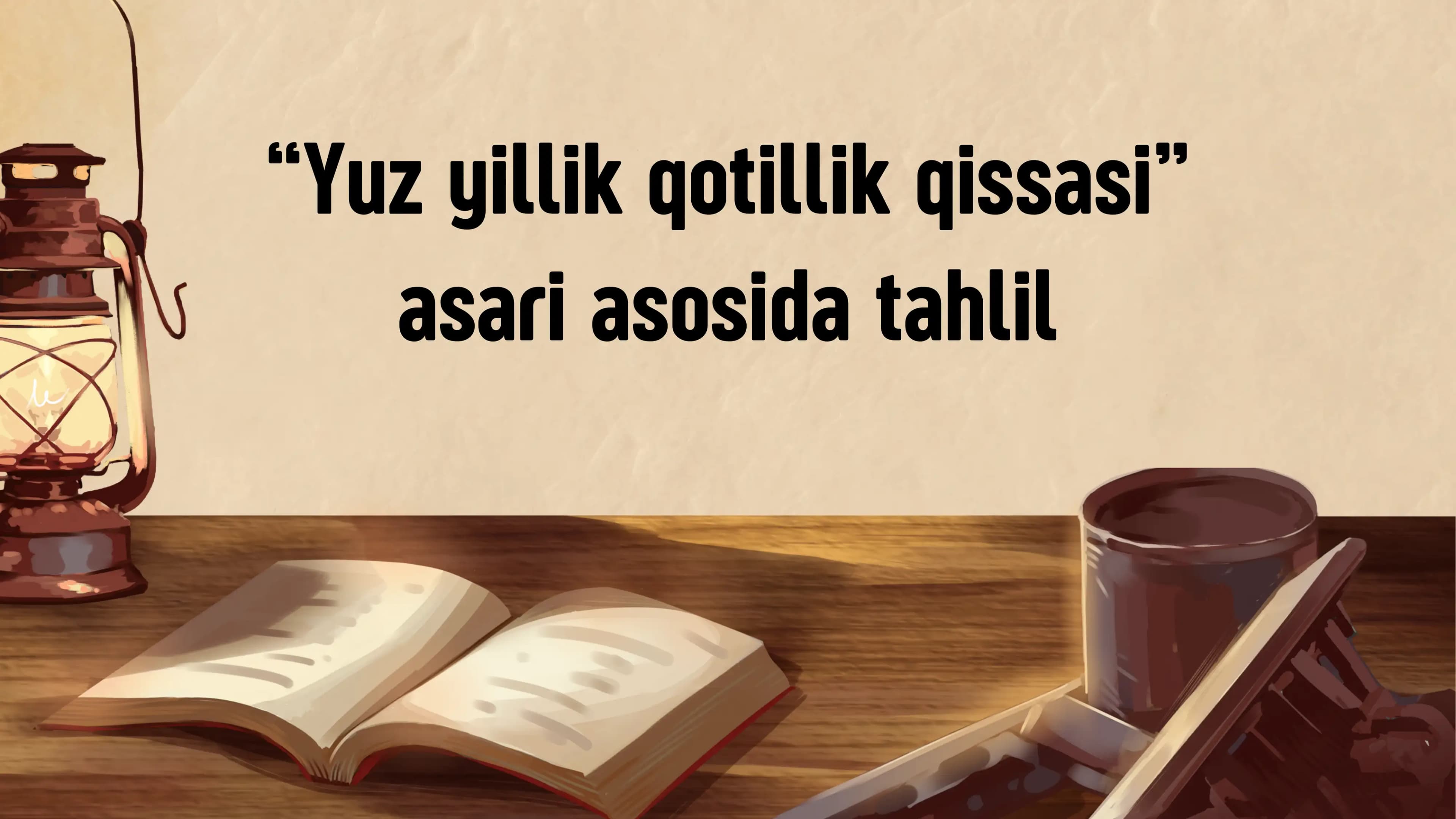 "Yuz yillik qotillik qissasi"