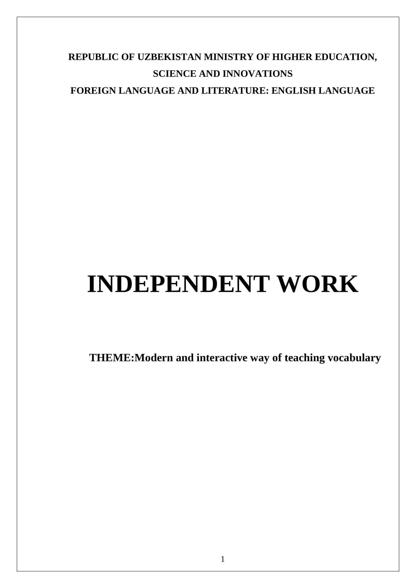 Modern and interactive way of teaching vocabulary.