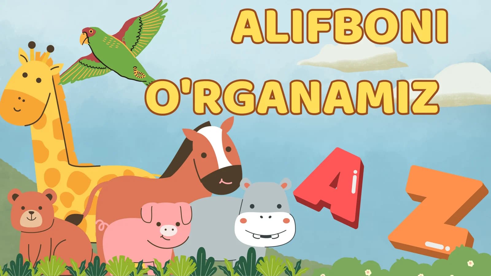 ALIFBONI o'rganamiz