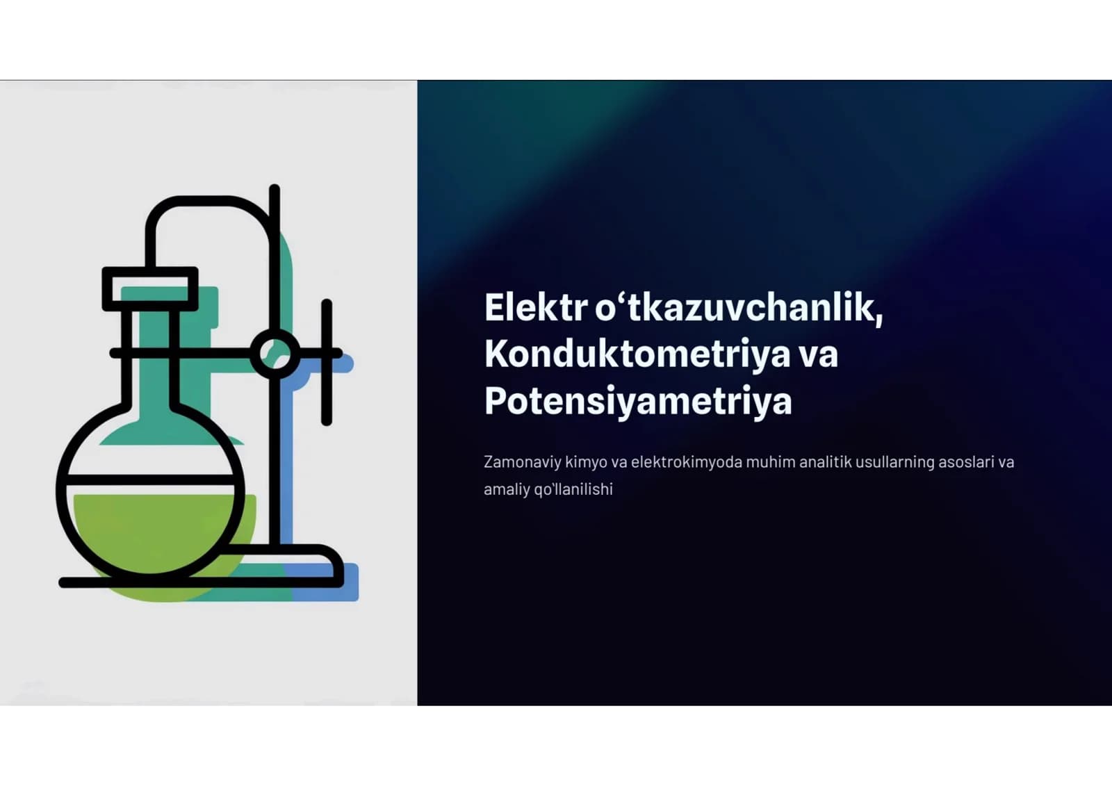 Elektr otkazuvchanlik konduktometrya