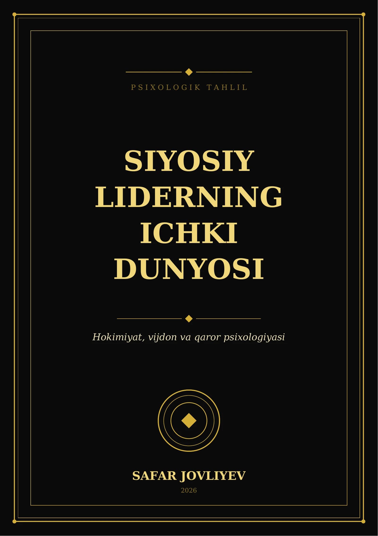 SIYOSIY LIDERNING ICHKI DUNYOSI