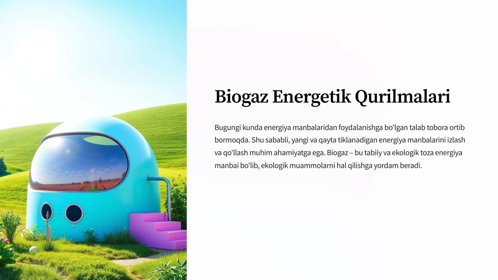 Biogaz Energetik Qurilmalari