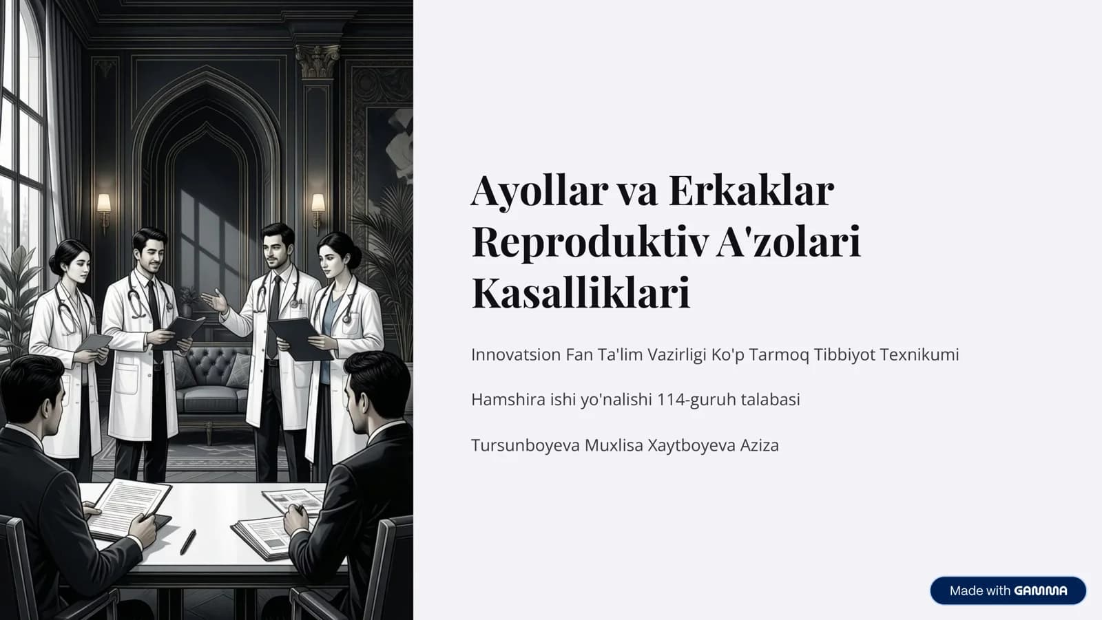 Ayollar Reproduktiv Anatomiyasi va Fiziologiyasi