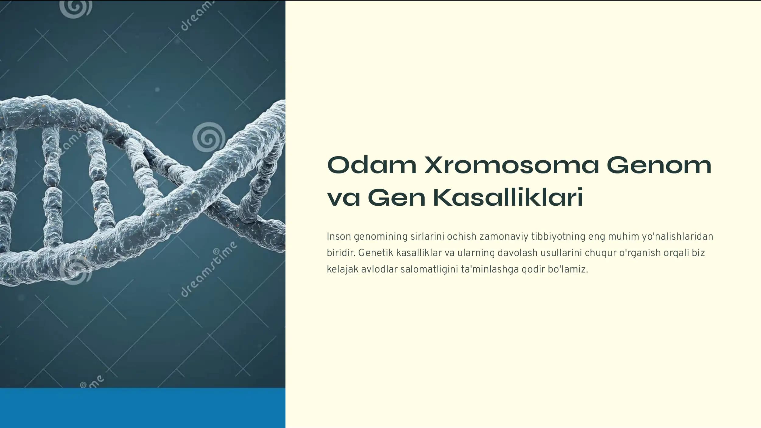 Genom va Xromosoma Nima?