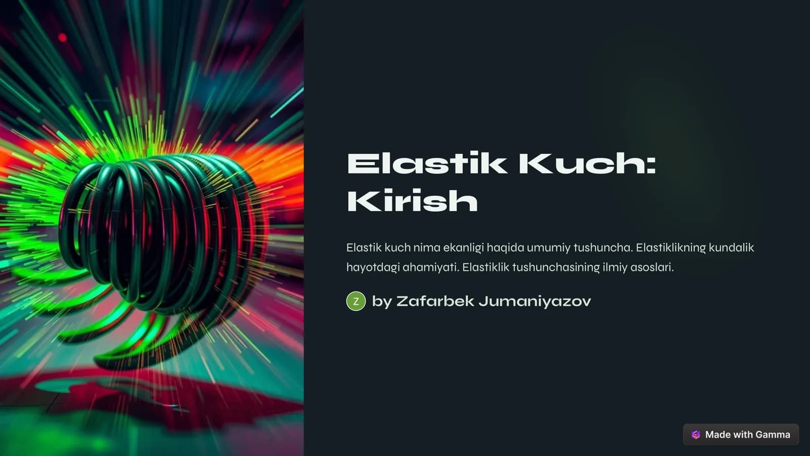 Elastik Kuch