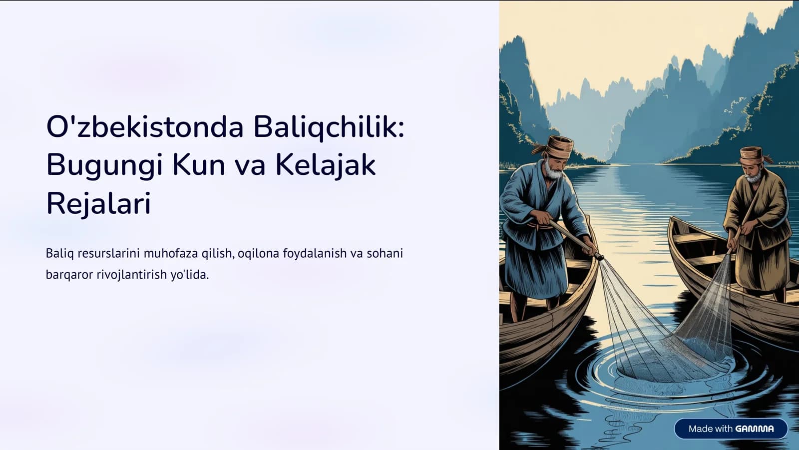 O'zbekistonda Baliqchilik: Bugungi Kun va Kelajak Rejalari