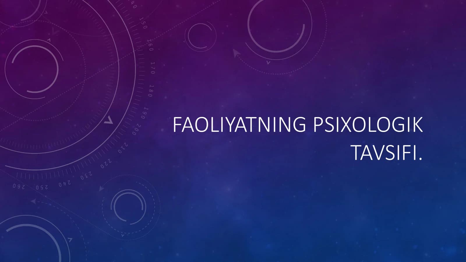 PSIXOLOGIK TAVSIFI