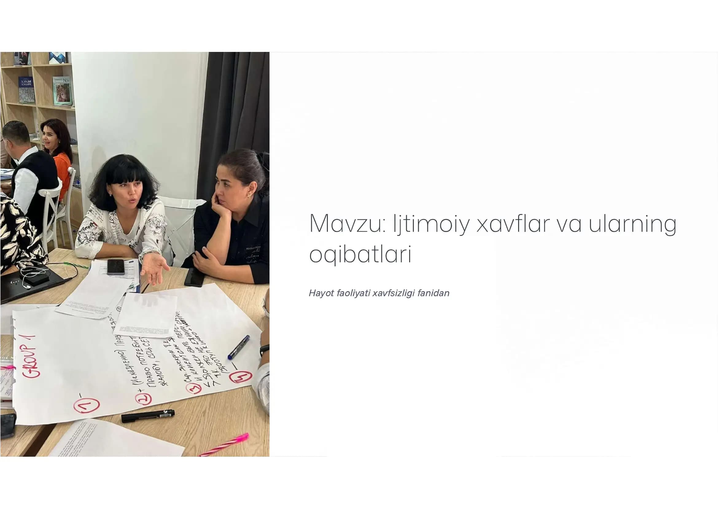 Ijtimoiy xavflar va ularning  oqibatlari