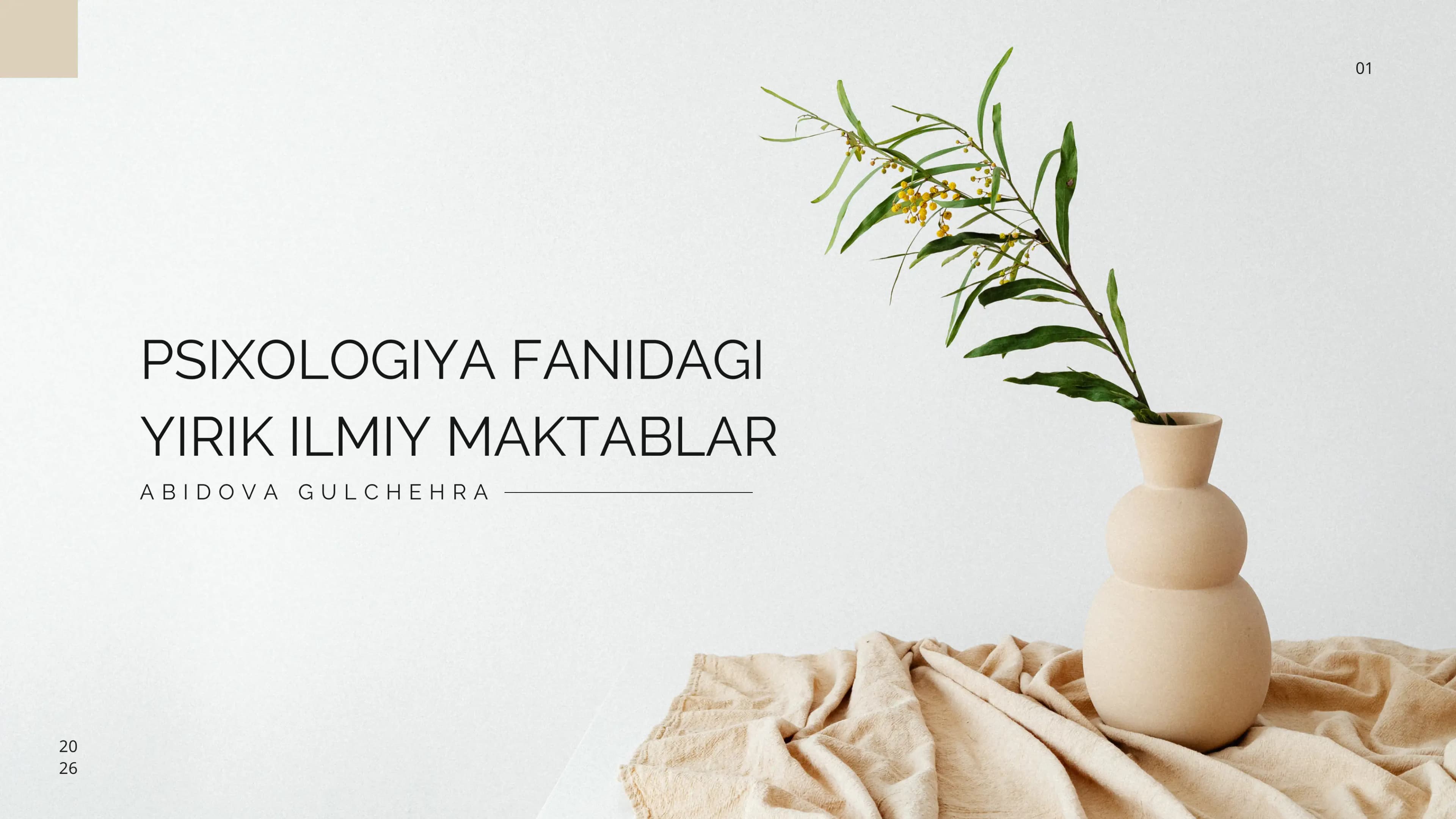 Psixologiya fanidagi yirik ilmiy maktablar