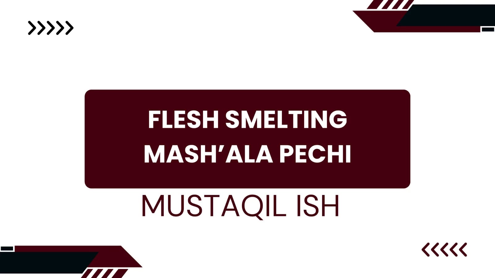MASH’ALA PECHI