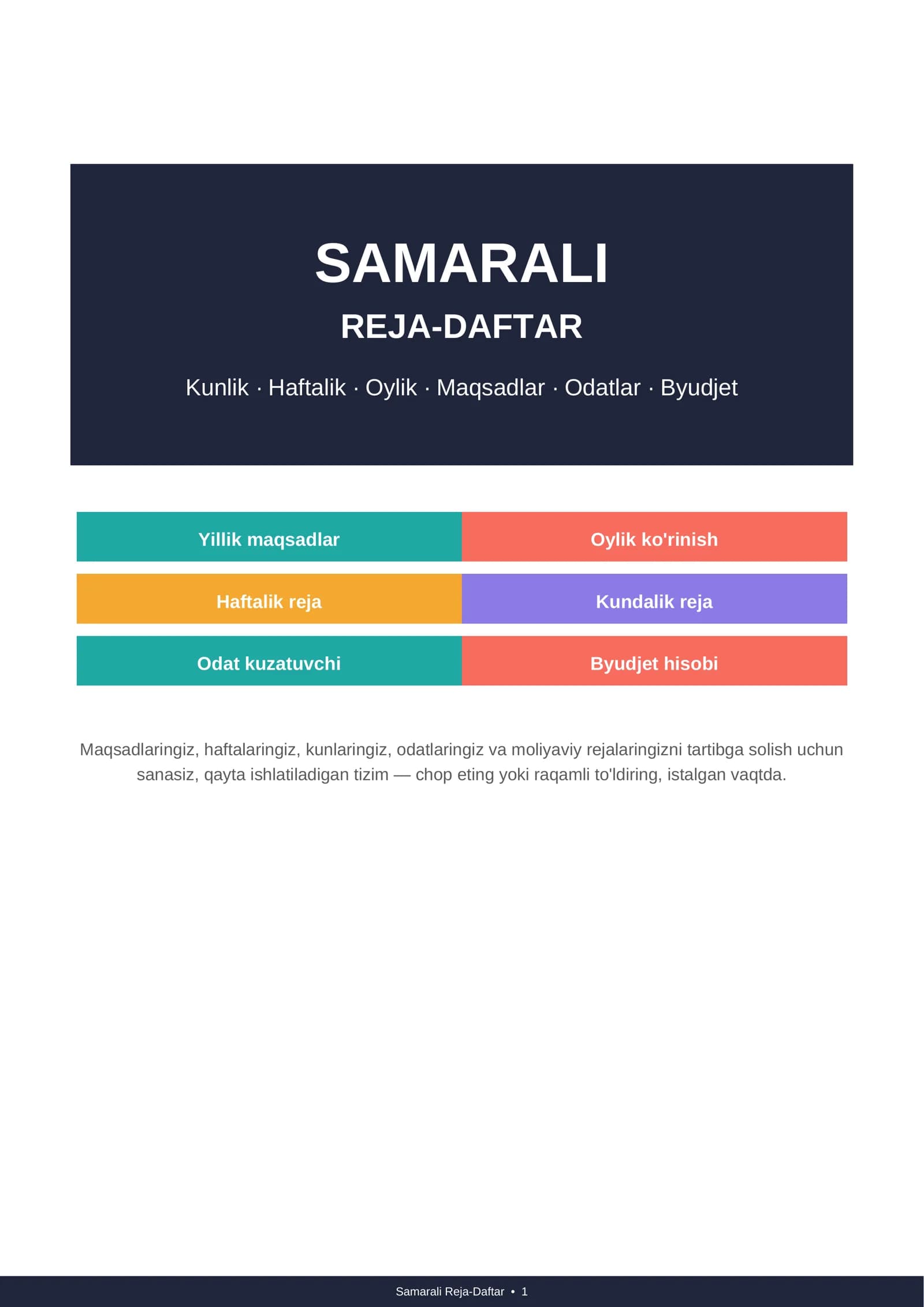 SAMARALI REJA-DAFTAR