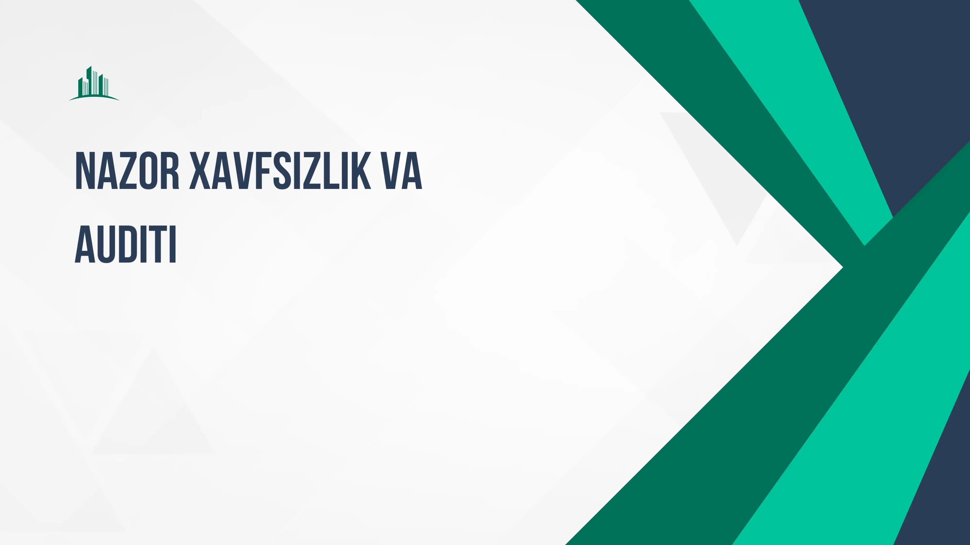 Nazor xavfsizlik va auditi