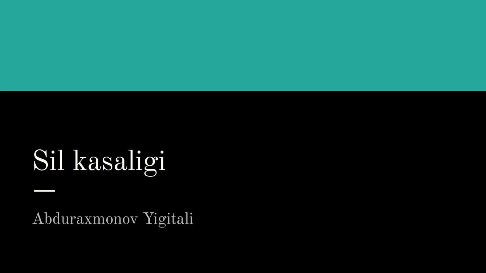 Sil kasaligi