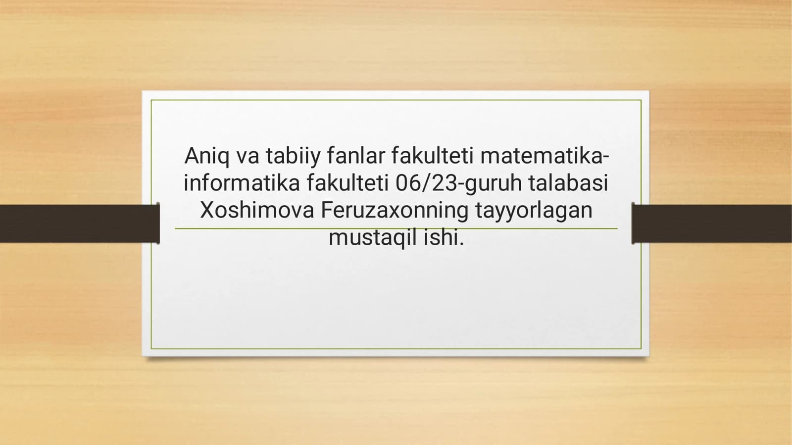 umumiy pedagogika