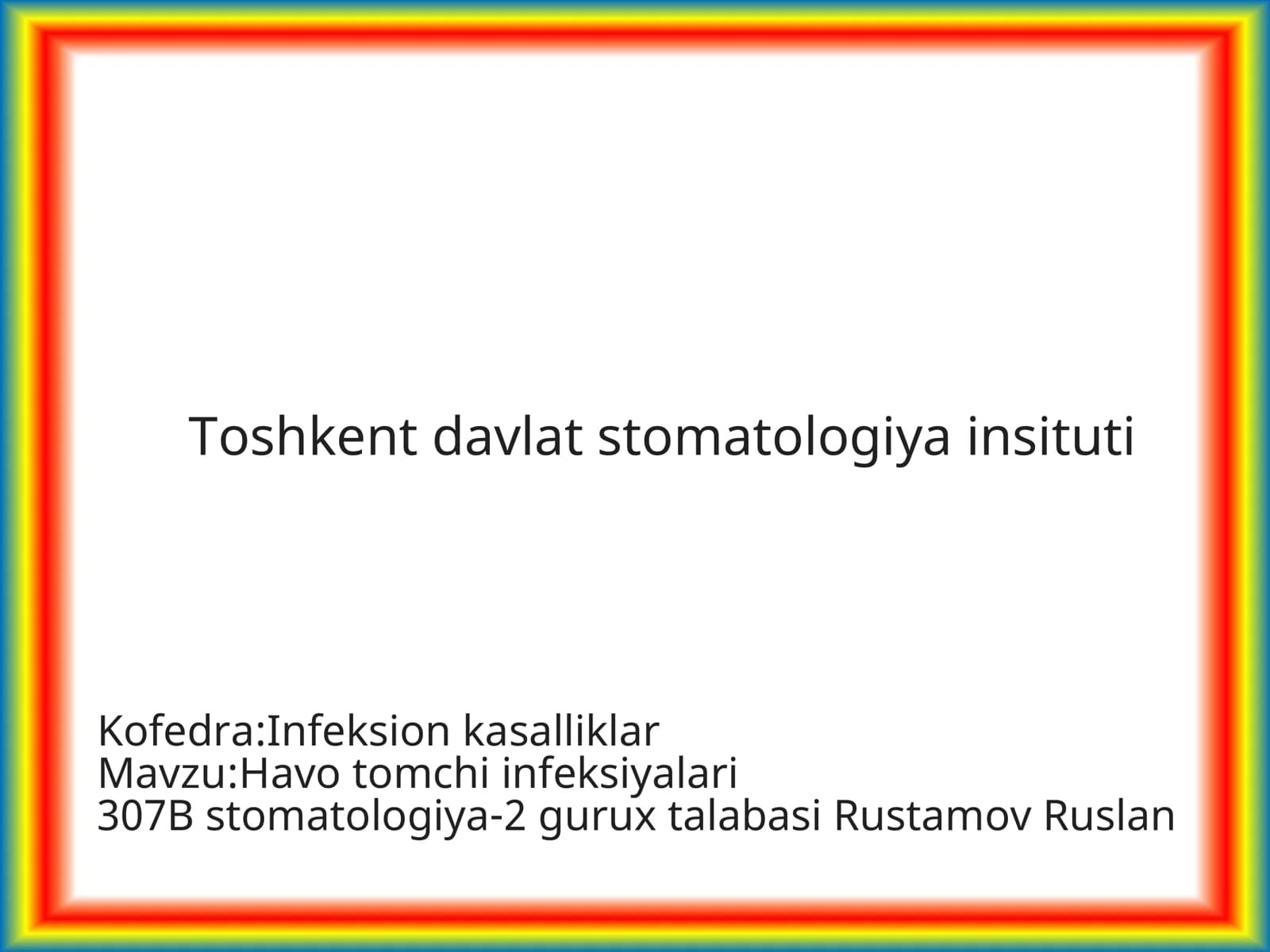 Infeksion kasalliklar