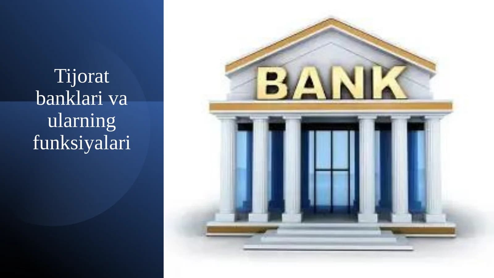 Tijorat banklari va ularning funksiyalari