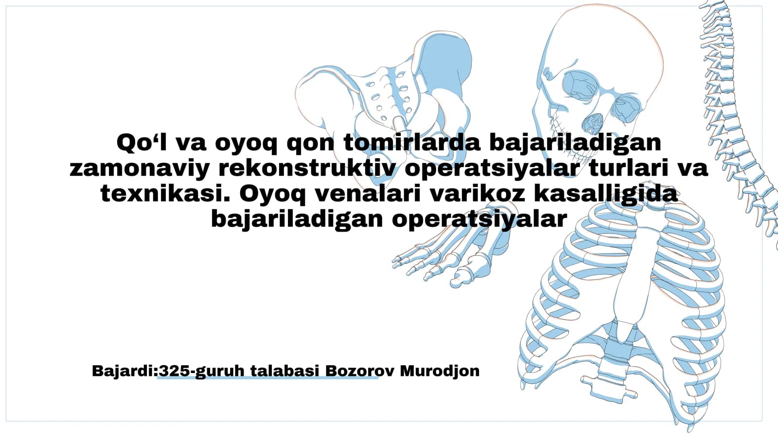 Zamonaviy rekonstruktiv operatsiyalar turlari