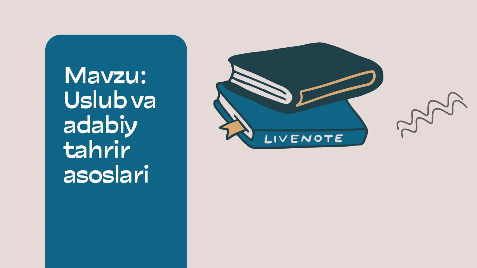 Uslub va adabiy tahrir asoslari