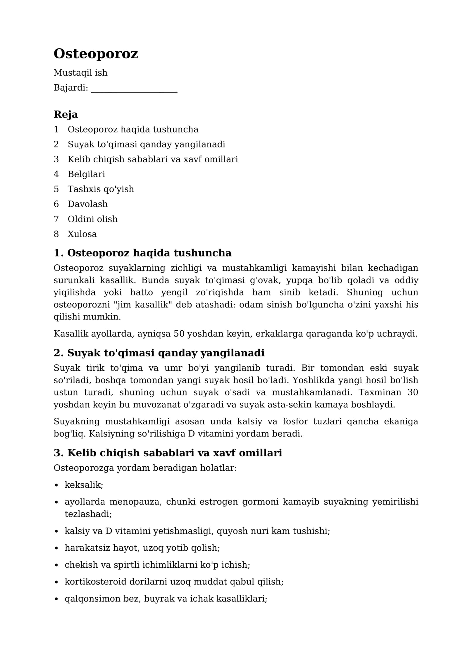 Osteoporoz