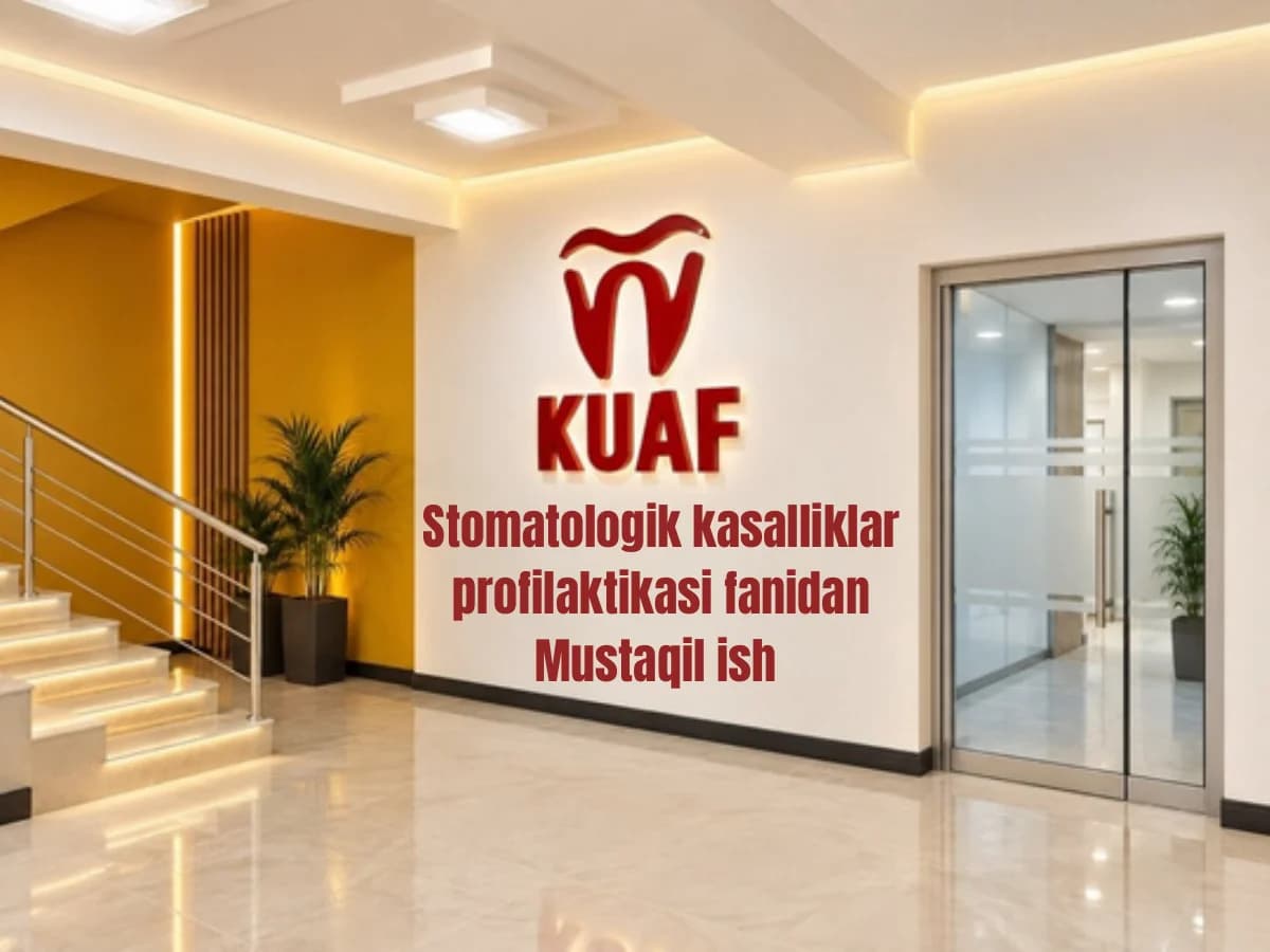 Og’iz bo’shlig’i gigiyenasining maxsus vositalari.