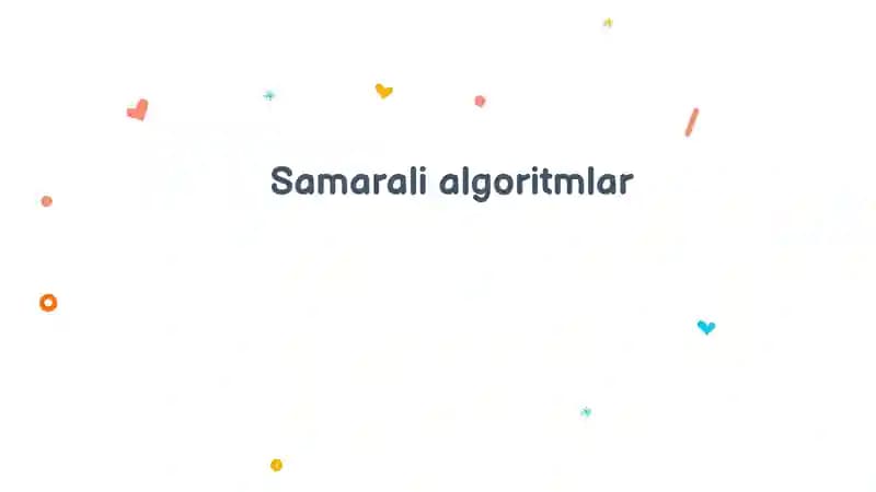 Samarali algoritmlar