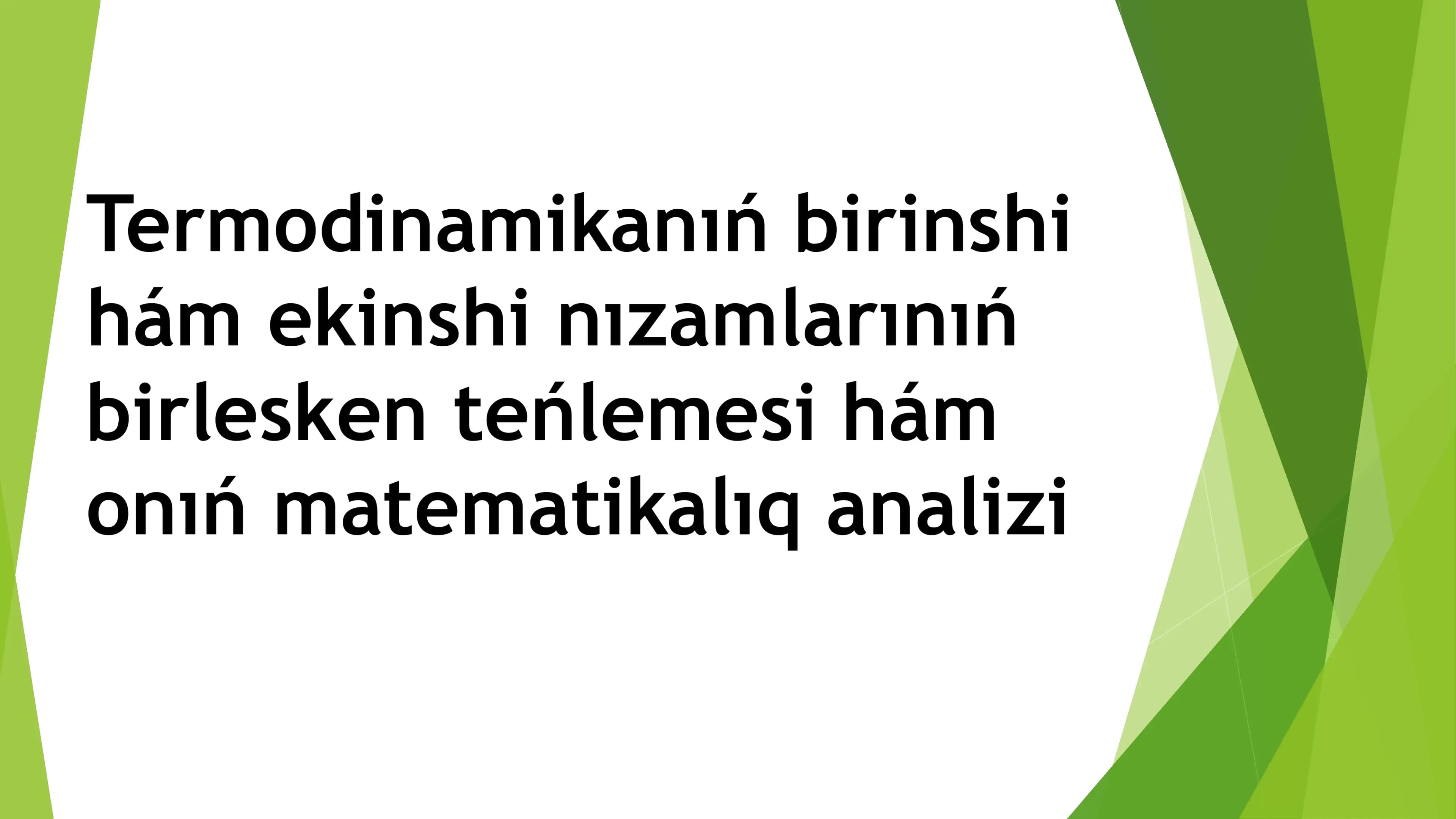 Termodinamika