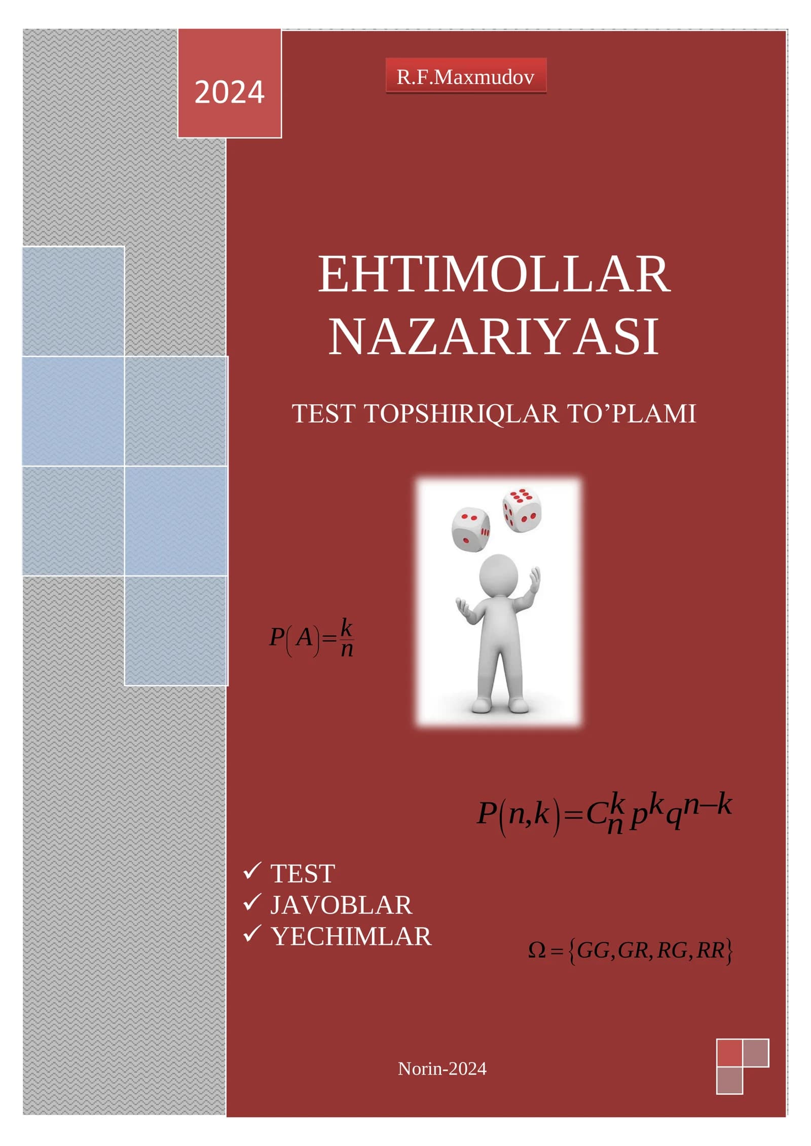 EHTIMOLLAR NAZARIYASI TEST TOPSHIRIQLAR TO’PLAMI