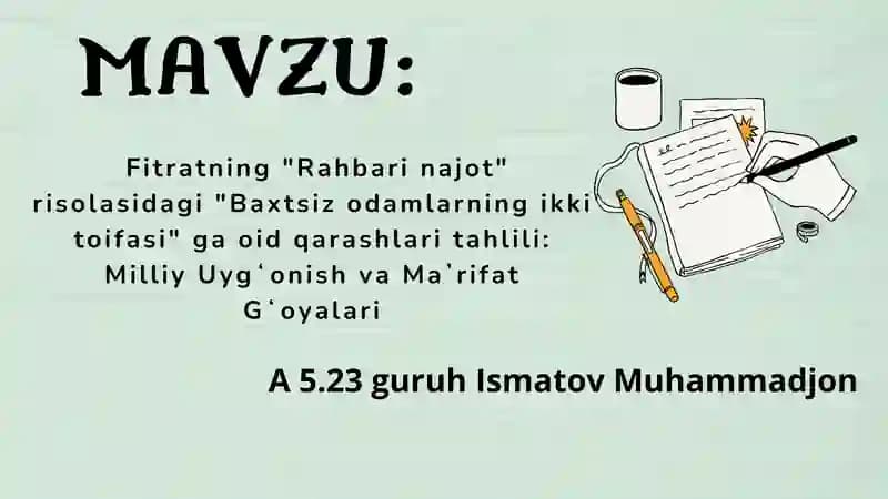 Baxtsiz odamlarning ikki toifasi