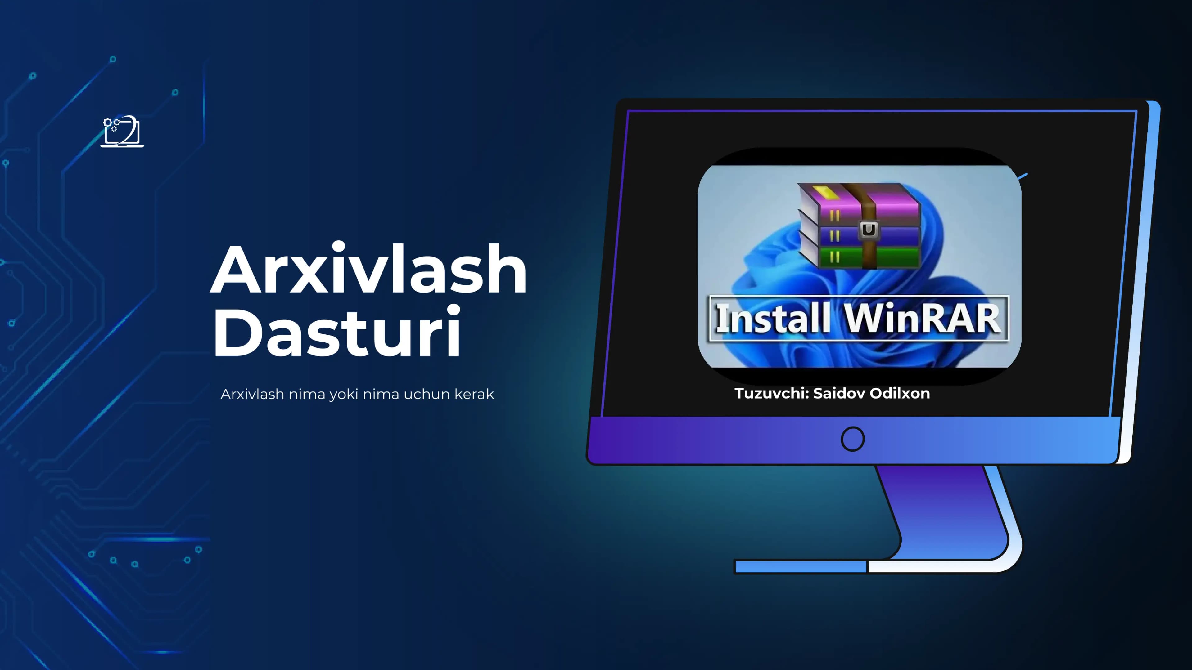 Arxivlash dasturi yoki WinRAR