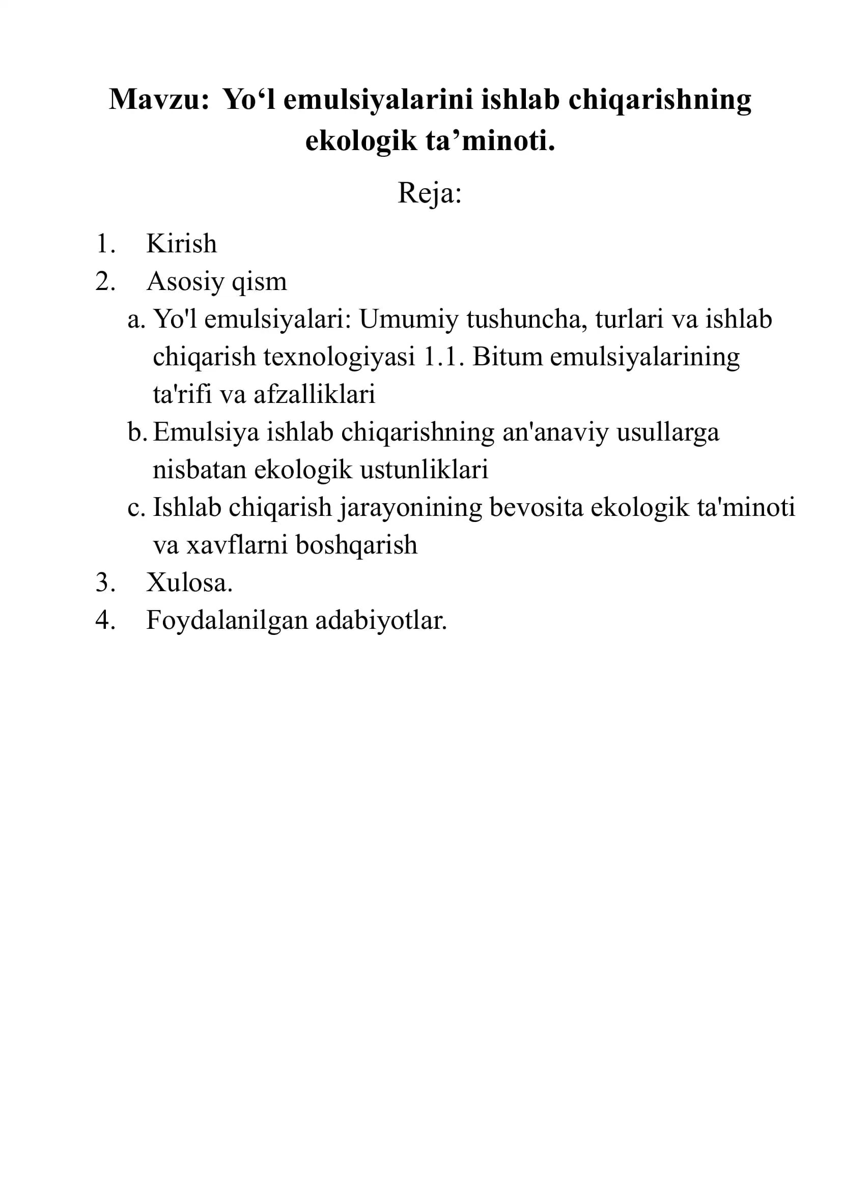 Bitum emulsiyalari