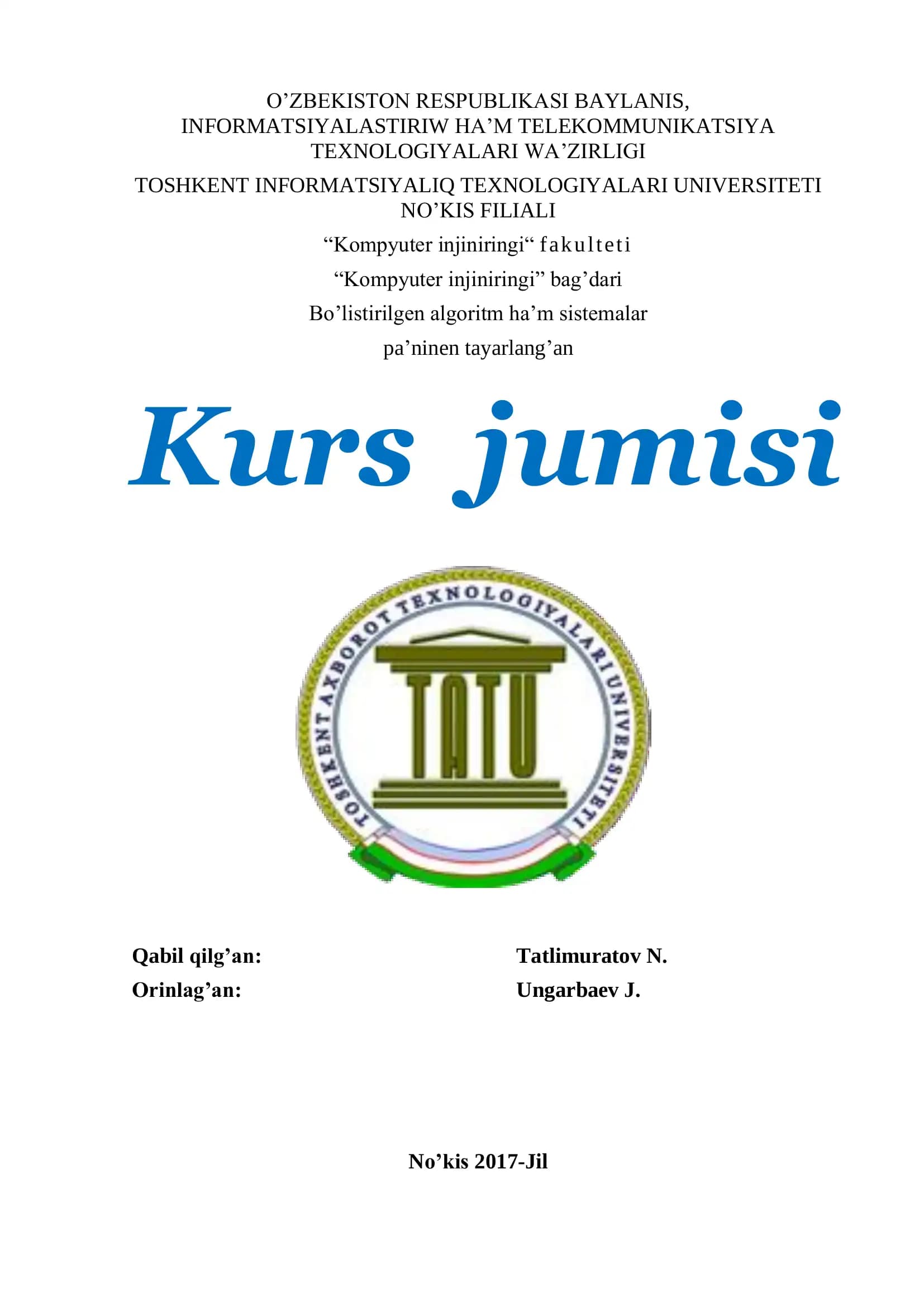 Kompyuter injiniringi“ fakulteti