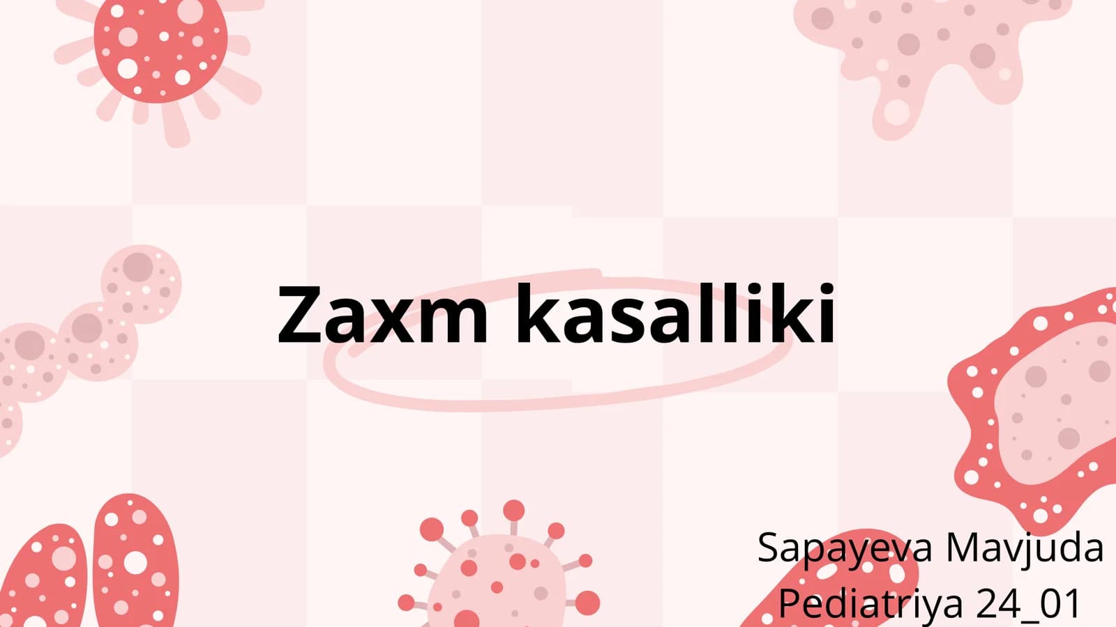 Zaxm kasalligi