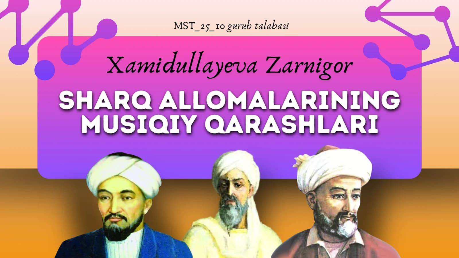 Sharq allomalarining musiqiy qarashlari