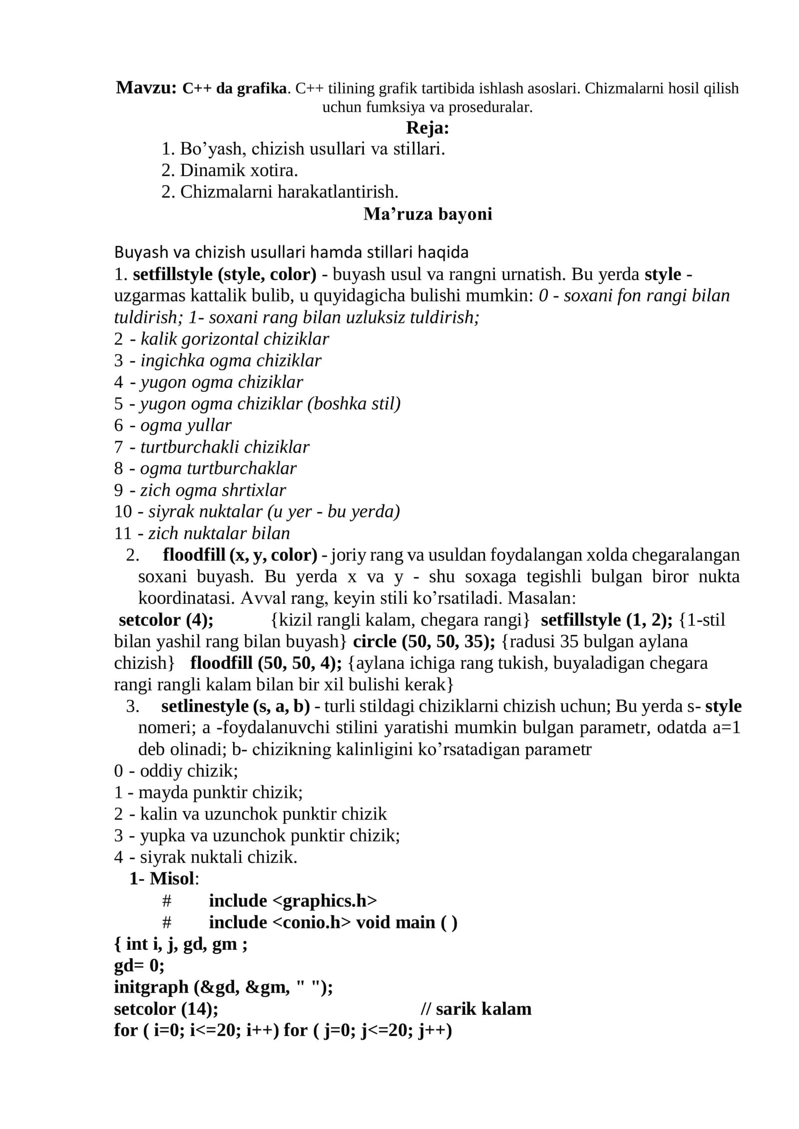 C++ da grafika